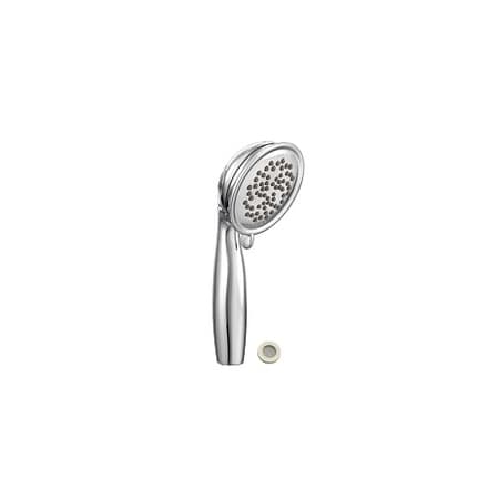 Moen Chrome/Brushed Chrome Eco-Performance Handshower Handheld Shower 147913CBC